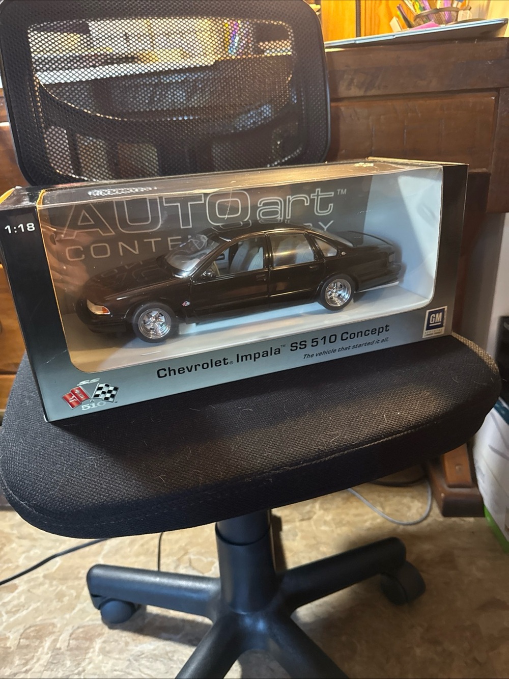 AUTOart Chevrolet Impala SS 510 Concept 1:18 Diecast Model - Black